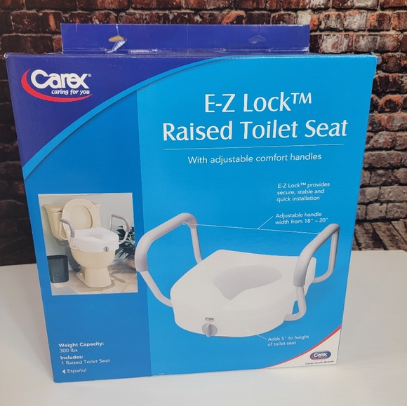 Carex Bath Carex Ez Lock Raised Toilet Raised Toilet Seat Adds 5 To
